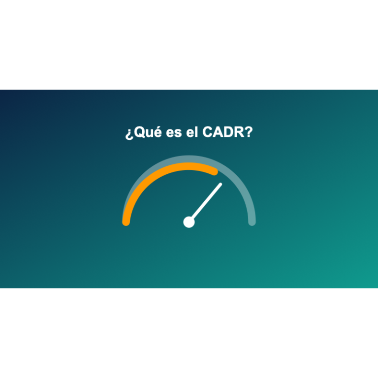 Icono qué es el CADR de un purificador de aire