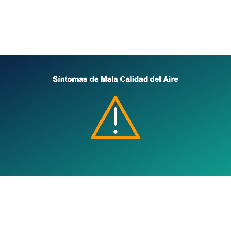 Icono síntomas de mala calidad del aire en casa